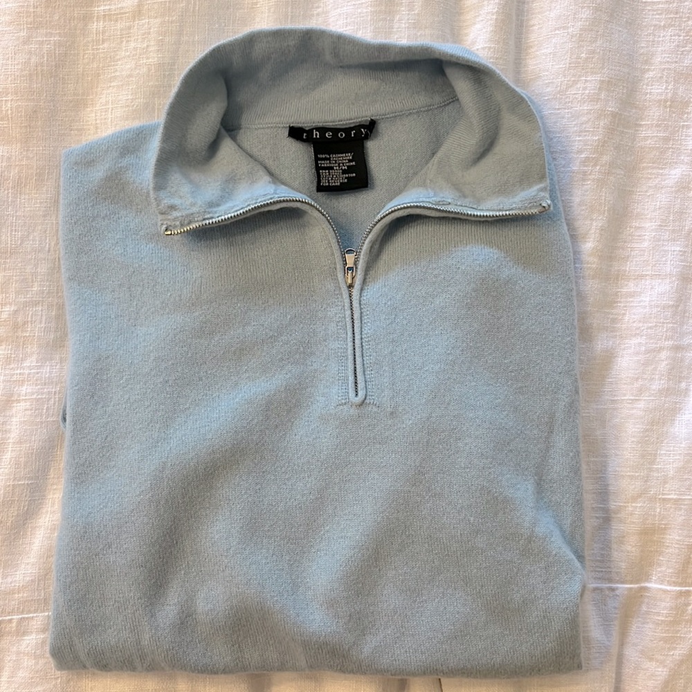 Theory Quarter Zip Sweater